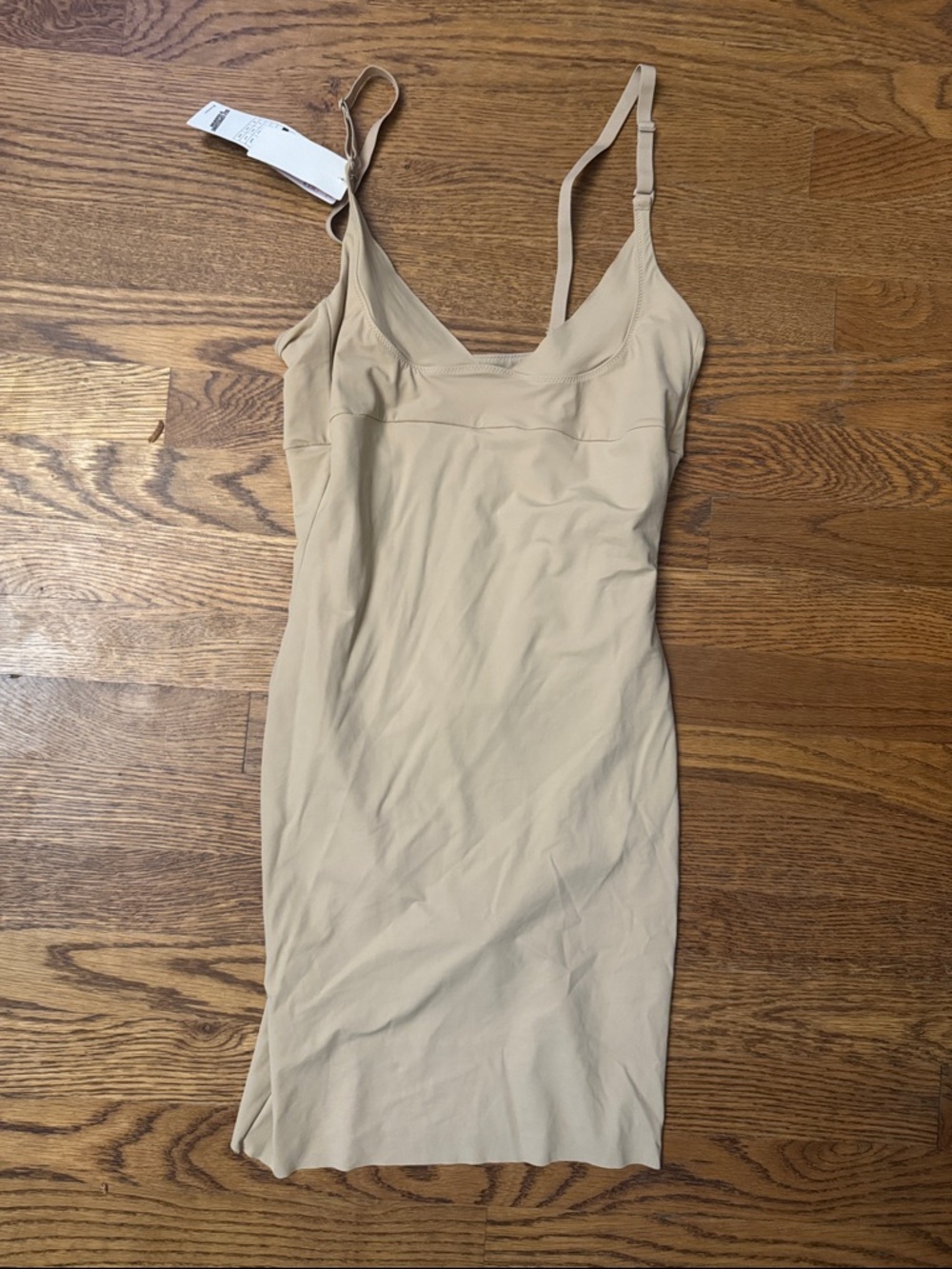 NWT Maidenform Nude-Tone Slip Chemise with Adjustable Straps size L